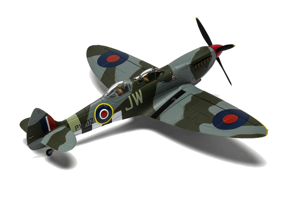 Supermarine Spitfire T.9 Aircraft "PV202 Aerial Collective at Duxford Airfield" British Royal Air Force "The Aviation Archive" Series 1/72 Diecast Model by Corgi