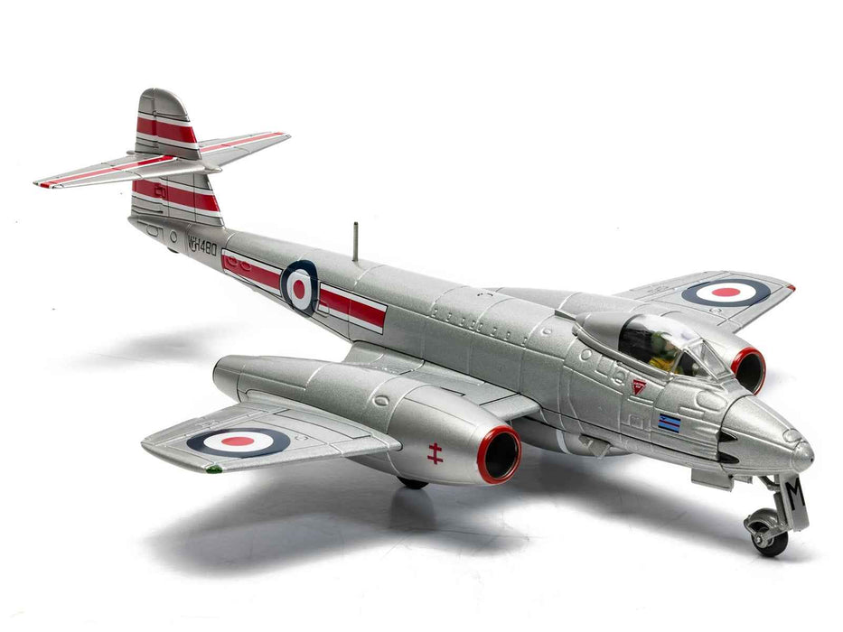 Gloster Meteor F.8 Aircraft "WH480/M Sqn Ldr John 'Dusty' Miller DFC No.41 Squadron Biggin Hill" (1951) Royal Air Force "The Aviation Archive" Series 1/72 Diecast Model Car by Corgi