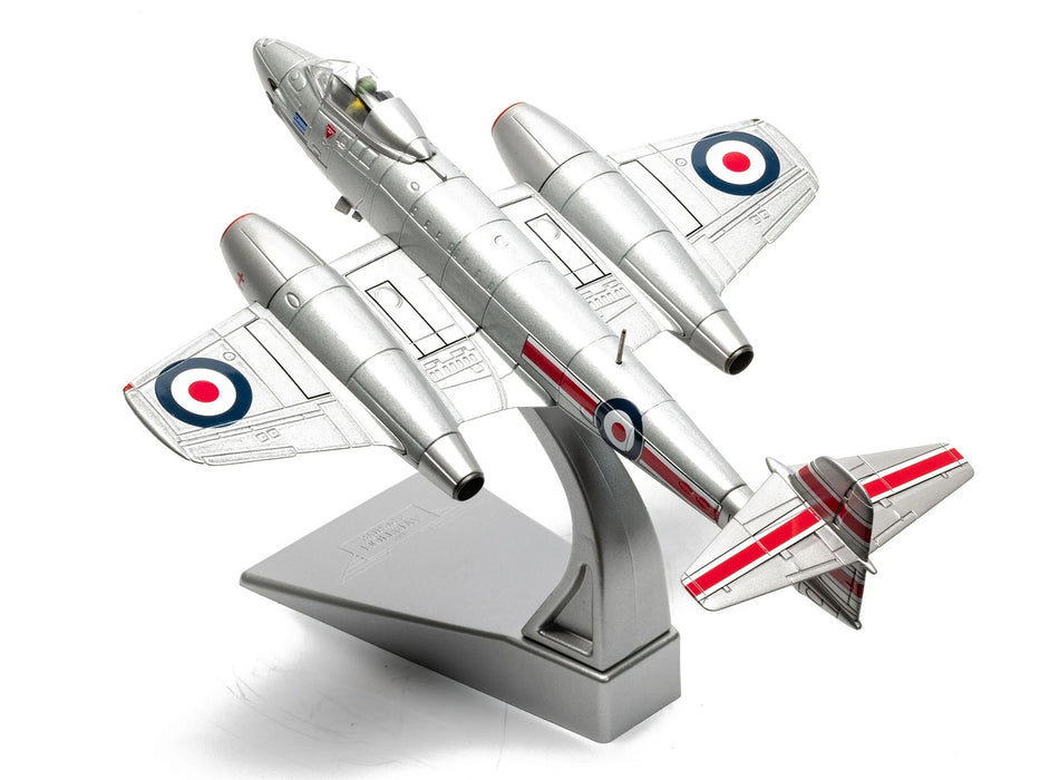 Gloster Meteor F.8 Aircraft "WH480/M Sqn Ldr John 'Dusty' Miller DFC No.41 Squadron Biggin Hill" (1951) Royal Air Force "The Aviation Archive" Series 1/72 Diecast Model Car by Corgi