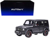 2019 Mercedes-Benz AMG G63 Matt Black 1/18 Model Car by Autoart