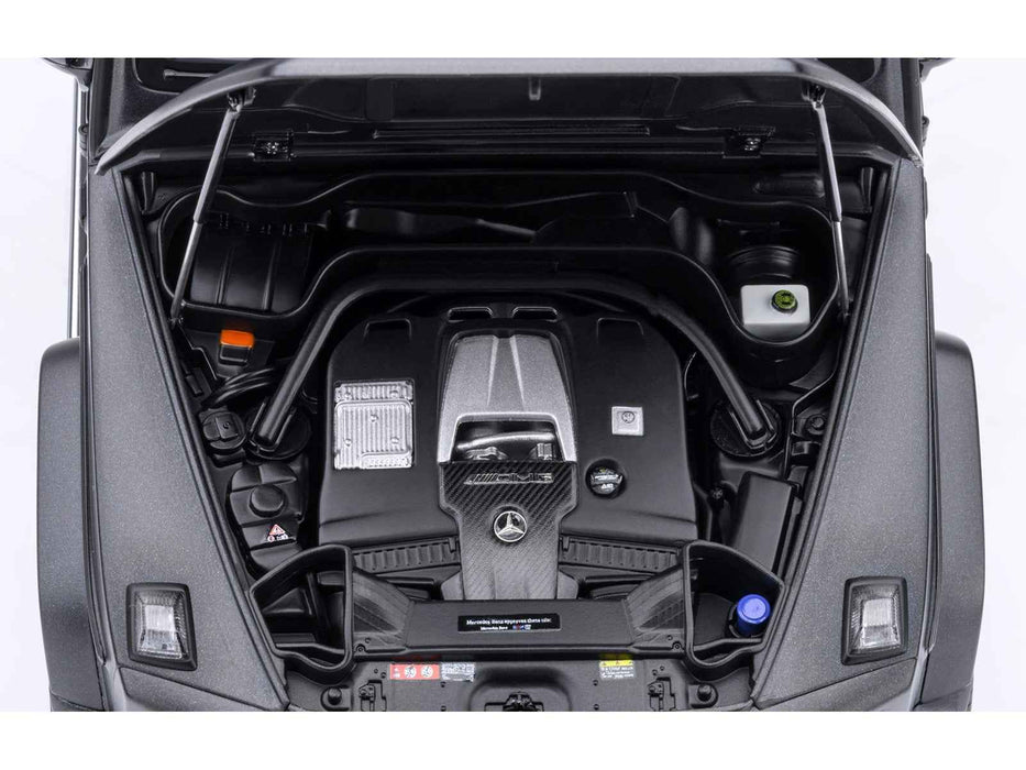 2019 Mercedes-Benz AMG G63 Matt Black 1/18 Model Car by Autoart