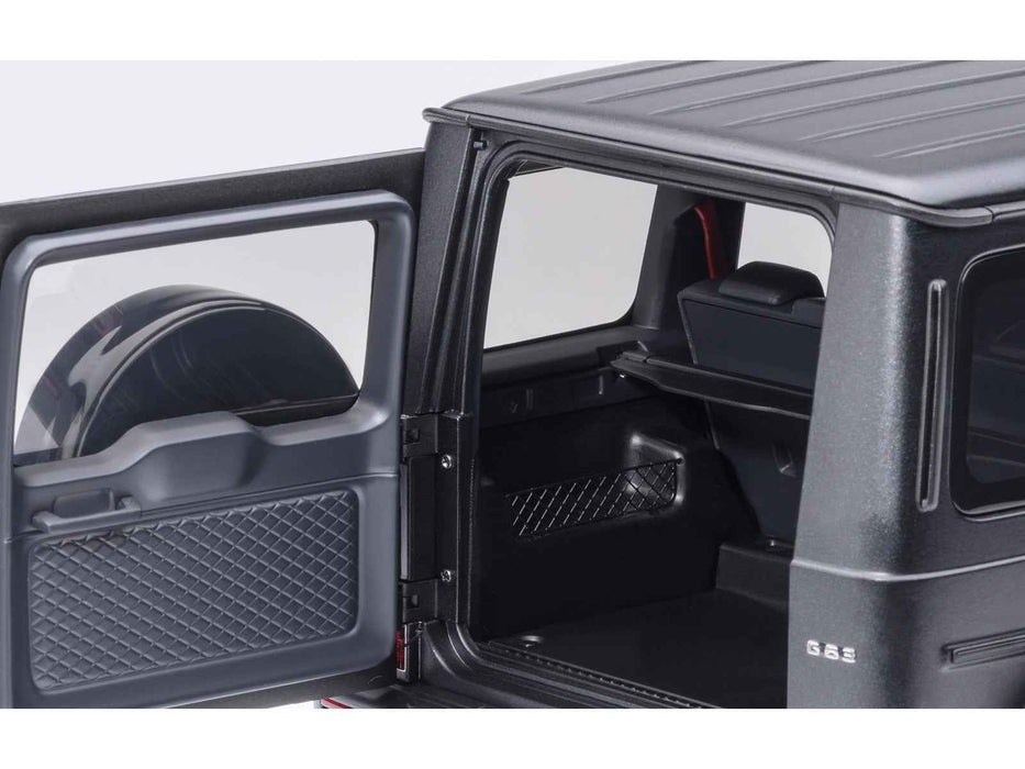 2019 Mercedes-Benz AMG G63 Matt Black 1/18 Model Car by Autoart
