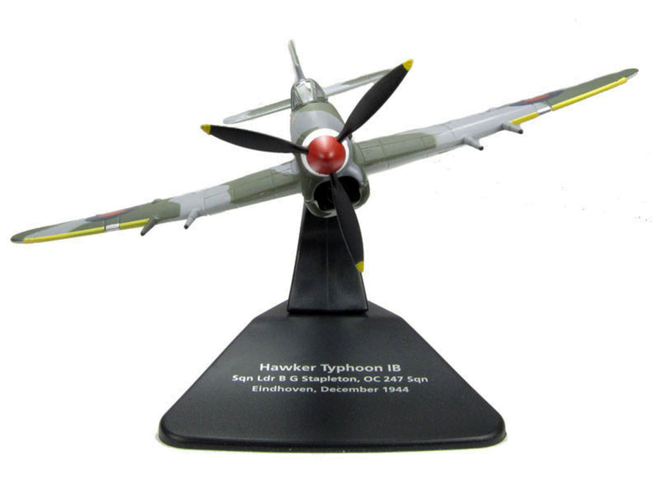 Hawker Typhoon Mk.IB Fighter-Bomber Aircraft "MP126 No.247 Squadron Gerald Stapleton RAF Eindhoven Holland" (1944) Royal Air Force "Oxford Aviation" Series 1/72 Diecast Model Airplane by Oxford Diecast
