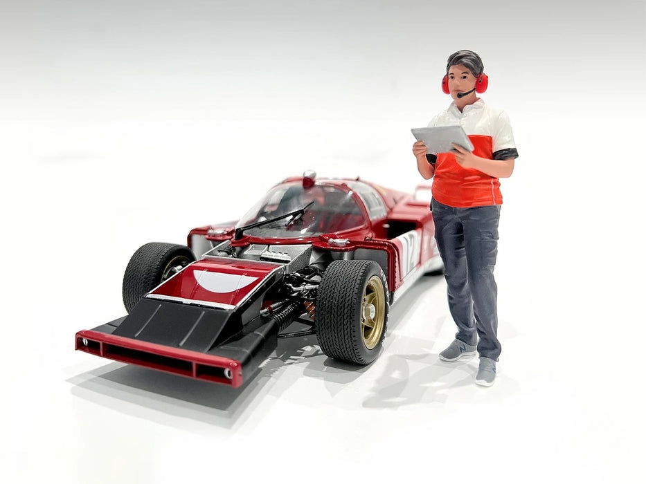 "Race Crew" Figure #3 for 1/18 scale models by American Diorama
