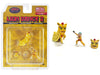 "Lion Dance 2" 4 piece Diecast Figure Set (1 Figures 1 Lion 2 Accessories) Limited Edition to 2400 pieces Worldwide for 1/64 Scale Models by American Diorama - Miniature Motors