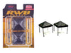 "RWB (RAUH-Welt BEGRIFF)" Canopy 2 Piece Set Black Limited Edition for 1/64 Scale Models by American Diorama - Miniature Motors