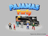 "Pajamas Party" 6 piece Diecast Figure Set (6 Figures) Limited Edition for 1/64 Scale Models by American Diorama