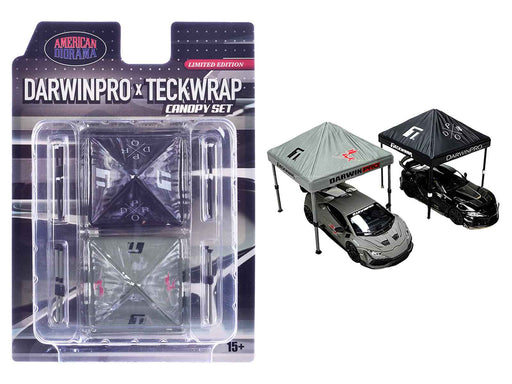 "DarwinPro x Teckwrap" Canopy 2 Piece Set Limited Edition for 1/64 Scale Models by American Diorama