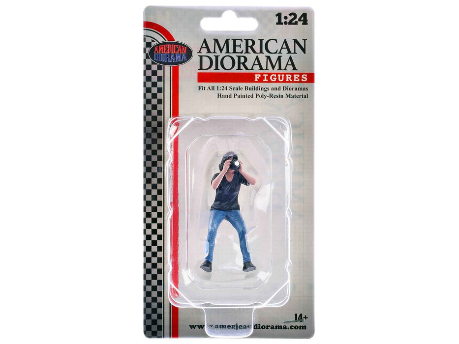 "Photographers" Figure #4 for 1/24 Scale Models by American Diorama