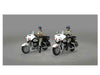 "Highway Patrol" 4 piece Diecast Figure Set (2 Figures 2 Motorcycles) Limited Edition to 3600 pieces Worldwide for 1/64 Scale Models by American Diorama