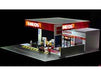 Eneos Japan Gas Station Diorama Set "American Diorama X G-Fans" Series for 1/64 Scale Models by American Diorama