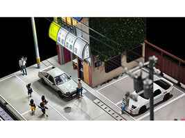 Akina Tofu Shop Diorama Set "American Diorama X G-Fans" Series for 1/64 Scale Models by American Diorama