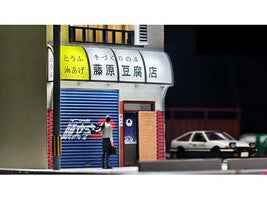 Akina Tofu Shop Diorama Set "American Diorama X G-Fans" Series for 1/64 Scale Models by American Diorama