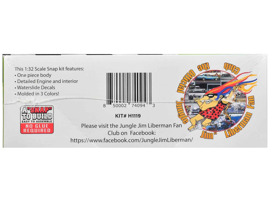 Model Kit 1974 Funny Car "Jungle Jim" (Snap-to-Build) 1/32 Scale Model by Atlantis