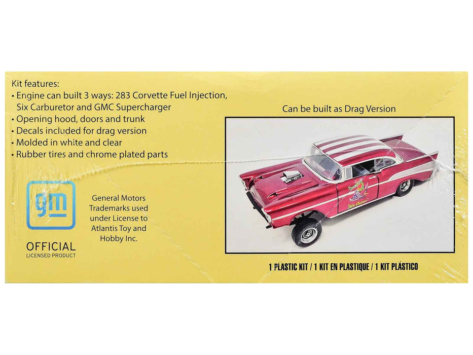 Skill 3 Model Kit 1957 Chevrolet Bel Air Hardtop 1/25 Scale Model by Atlantis