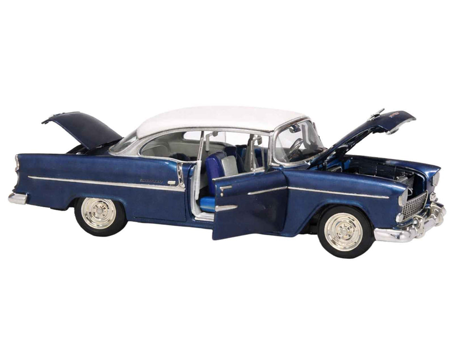 Skill 3 Model Kit 1955 Chevrolet Bel Air Hardtop "Route 66" 1/25 Scale Model by Atlantis