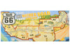 Skill 3 Model Kit 1955 Chevrolet Bel Air Hardtop "Route 66" 1/25 Scale Model by Atlantis
