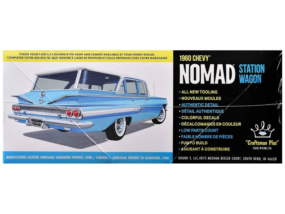 Skill 2 Model Kit 1960 Chevrolet Nomad Station Wagon "Craftsman Plus" Series 1/25 Scale Model by AMT