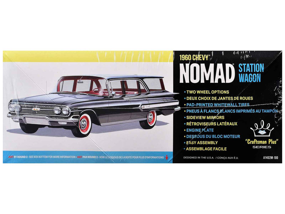 Skill 2 Model Kit 1960 Chevrolet Nomad Station Wagon "Craftsman Plus" Series 1/25 Scale Model by AMT