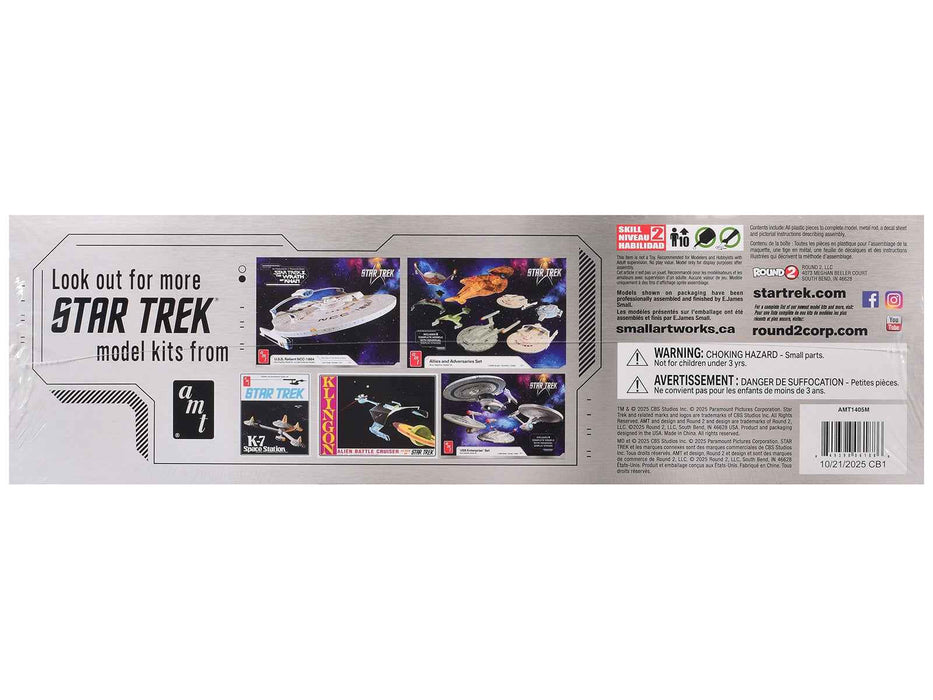 Skill 2 Model Kit U.S.S. Enterprise NCC-1701-E Space Ship "Star Trek: First Contact" (1996) Movie 1/1400 Scale Model by AMT