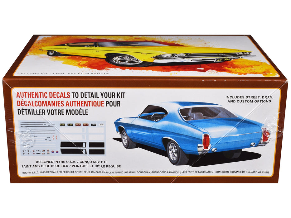 Skill 2 Model Kit 1969 Chevrolet Chevelle SS 396 1/25 Scale Model by AMT