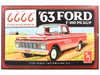 Skill 2 Model Kit 1963 Ford F-100 Pickup Truck "Four Sixes Ranch" 3-in-1 Kit 1/25 Scale Model by AMT