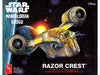Skill 2 Model Kit Razor Crest Spaceship "Star Wars: The Mandalorian" 1/72 Scale Model by AMT