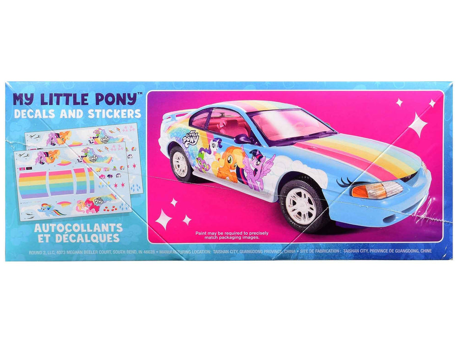 Skill 2 Model Kit 1996 Ford Mustang GT "My Little Pony" 1/25 Scale Model by AMT