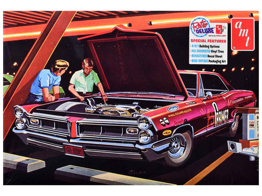 Skill 2 Model Kit of 1965 Pontiac Grand Prix Show 'N' Go 1/25 Scale Model by AMT