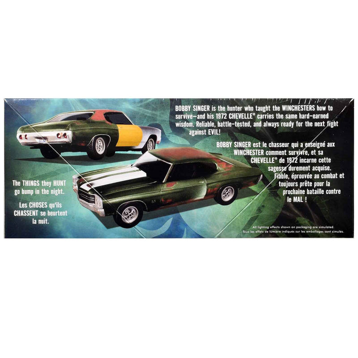 Skill 2 Model Kit 1972 Chevrolet Chevelle SS "Supernatural" (2005-2020) TV Series 1/25 Scale Model by AMT