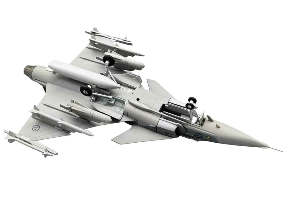 Saab JAS 39A Gripen Fighter Aircraft "17 Wing 60th Anniversary Livery Ronneby Air Show" (2004) Swedish Air Force 1/72 Diecast Model Airplane by Aviation 72