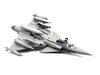 Saab JAS 39A Gripen Fighter Aircraft "131 F 7 Wing Cat's Paw Livery Satenas Air Base" (2006) Swedish Air Force 1/72 Diecast Model Airplane by Aviation 72