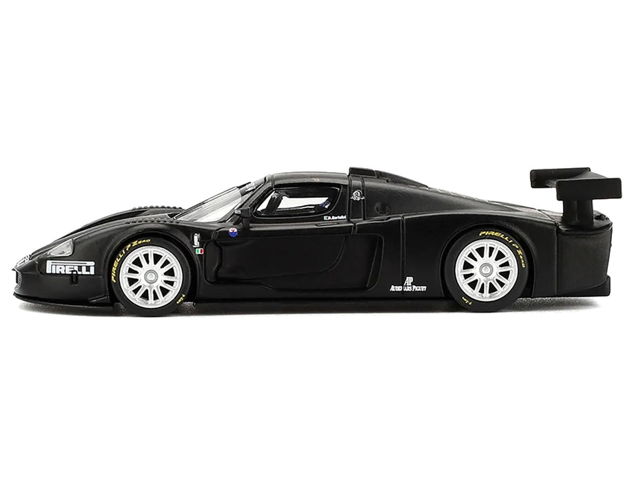 Maserati MC12 Competizione "Test Fiorano 2004" Matt Black 1/64 Diecast Model Car by BBR