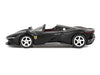 Ferrari Daytona SP3 Matt Black with White Stripes and Red Interior 1/64 Diecast Model Car by BBR
