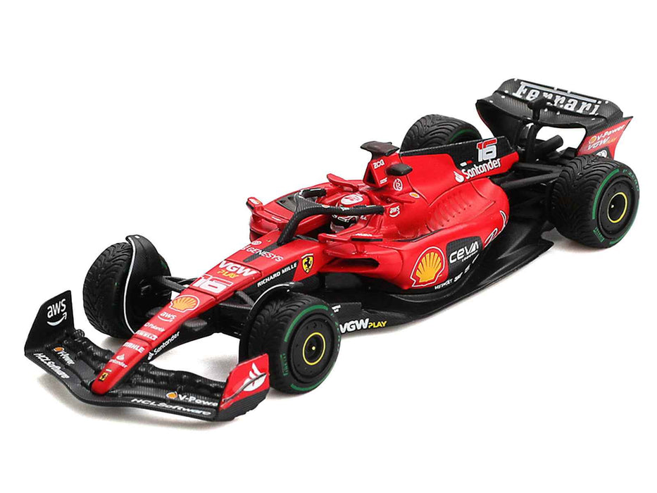 Ferrari SF-23 #16 Charles Leclerc Formula One F1 "Monaco GP" (2023) 1/64 Diecast Model Car by BBR Models