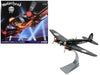 Heinkel He III Bomber Aircraft "Motorhead" Black with Graphicss 1/72 Diecast Model by Corgi