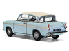 Flying Ford Anglia RHD (Right Hand Drive) Light Blue with White Top (Weathered) with Harry and Ron Figures "Harry Potter" Movie Series Diecast Model by Corgi