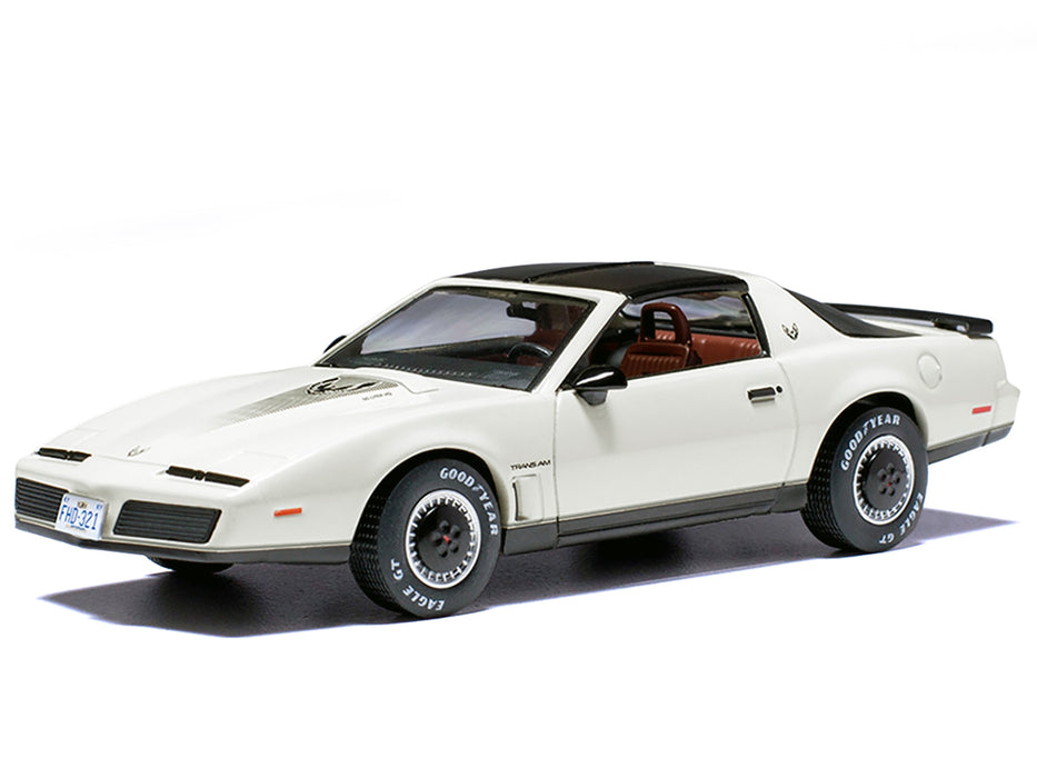 1982 Pontiac Firebird Pearl White with Black Top 1/43 Diecast Model by IXO Models