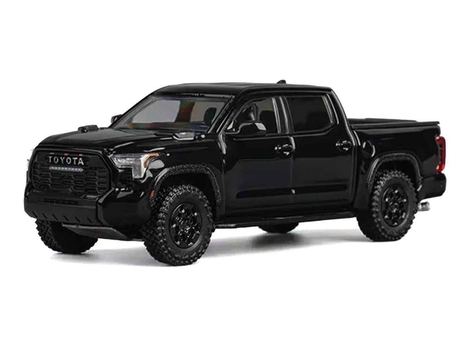 Toyota Tundra Pickup Truck Black 1/64 Diecast Model Car by CM Models