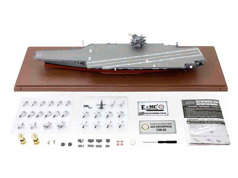 USS Enterprise (CVN-65) Enterprise-Class Aircraft Carrier United States Navy "Full Hull Edition" Series 1/700 Diecast Model by Forces of Valor