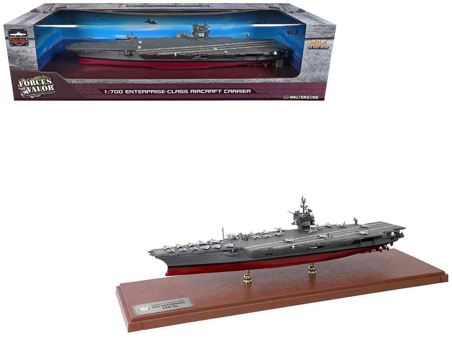 USS Enterprise (CVN-65) Enterprise-Class Aircraft Carrier United States Navy "Full Hull Edition" Series 1/700 Diecast Model by Forces of Valor