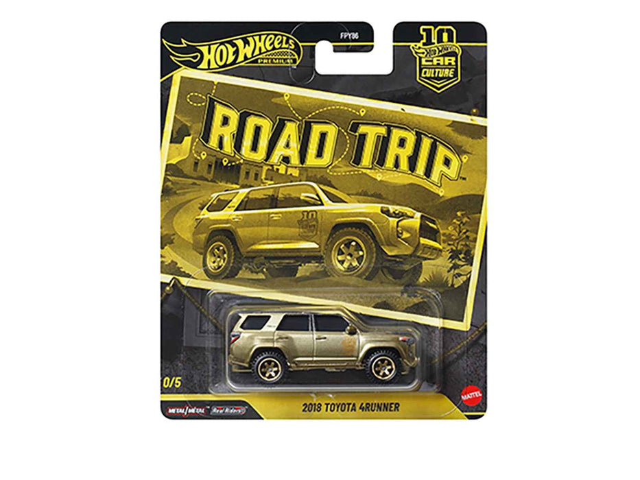 "Road Trip" 5 piece Set "Car Culture 10th Anniversary" Series V Diecast Model Cars by Hot Wheels