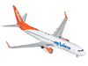 Boeing 737-800 Commercial Aircraft "Air North" (C-FNYA) White with Orange Tail "Gemini 200" 1/200 Diecast Model by GeminiJets