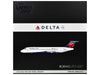 Boeing 717-200 Commercial Aircraft "Delta Air Lines" (N947AT) White with Blue and Red Tail "Gemini 200" Series 1/200 Diecast Model by GeminiJets