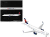 Airbus A321neo Commercial Aircraft "Delta Air Lines" (N502DX) White with Blue and Red Tail "Gemini 200" 1/200 Diecast Model Airplane by GeminiJets