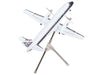 Saab 340A Commercial Aircraft "Delta Connection - Business Express Airlines" (N749BA) White with Dark Blue and Red Stripes "Gemini 200" Series 1/200 Diecast Model by GeminiJets