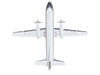 Saab 340A Commercial Aircraft "Delta Connection - Business Express Airlines" (N749BA) White with Dark Blue and Red Stripes "Gemini 200" Series 1/200 Diecast Model by GeminiJets