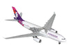 Airbus A330-200 Commercial Aircraft "Hawaiian Airlines" (N360HA) White with Purple Tail Graphics "Gemini 200" Series 1/200 Diecast Model Airplane by GeminiJets