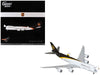 Boeing 747-8F Commercial Aircraft "UPS Worldwide Services" (N607UP) White with Brown Tail "Gemini 200 - Interactive Series" Series 1/200 Diecast Model by GeminiJets