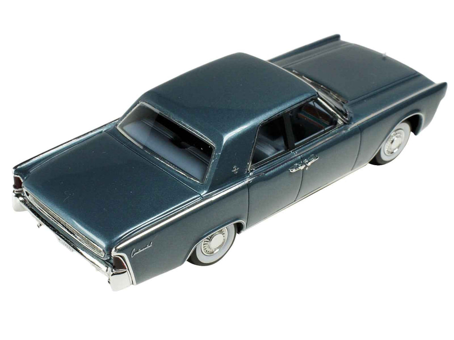 1962 Lincoln Continental Oxford Gray Metallic with Blue Interior Limited Edition to 200 pieces Worldwide 1/43 Model Car by Goldvarg Collection